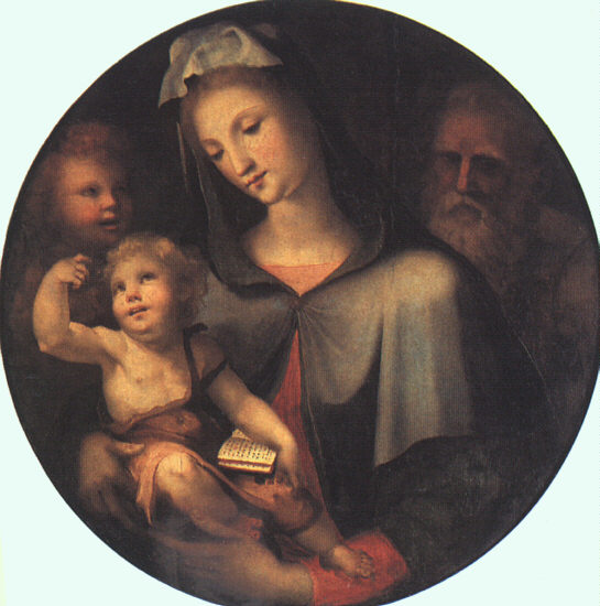 The Holy Family with Young Saint John dfg